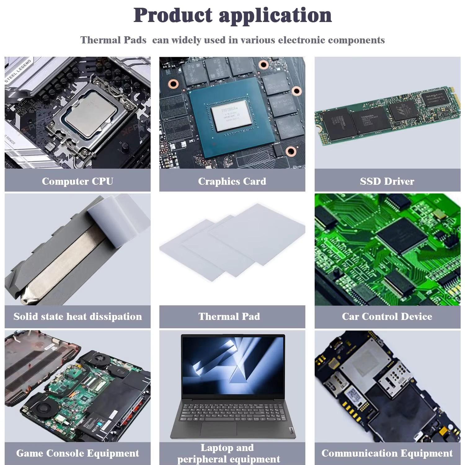 Aplicación de thermal pad en tarjeta gráfica