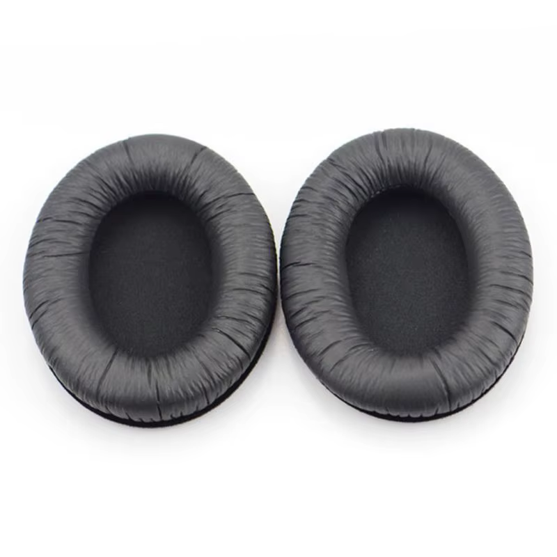 Almohadillas instaladas en auricular