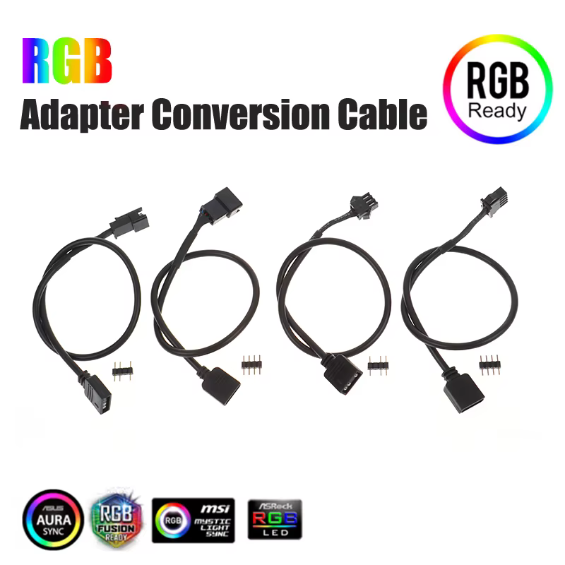 Detalle del adaptador RGB de 30 cm