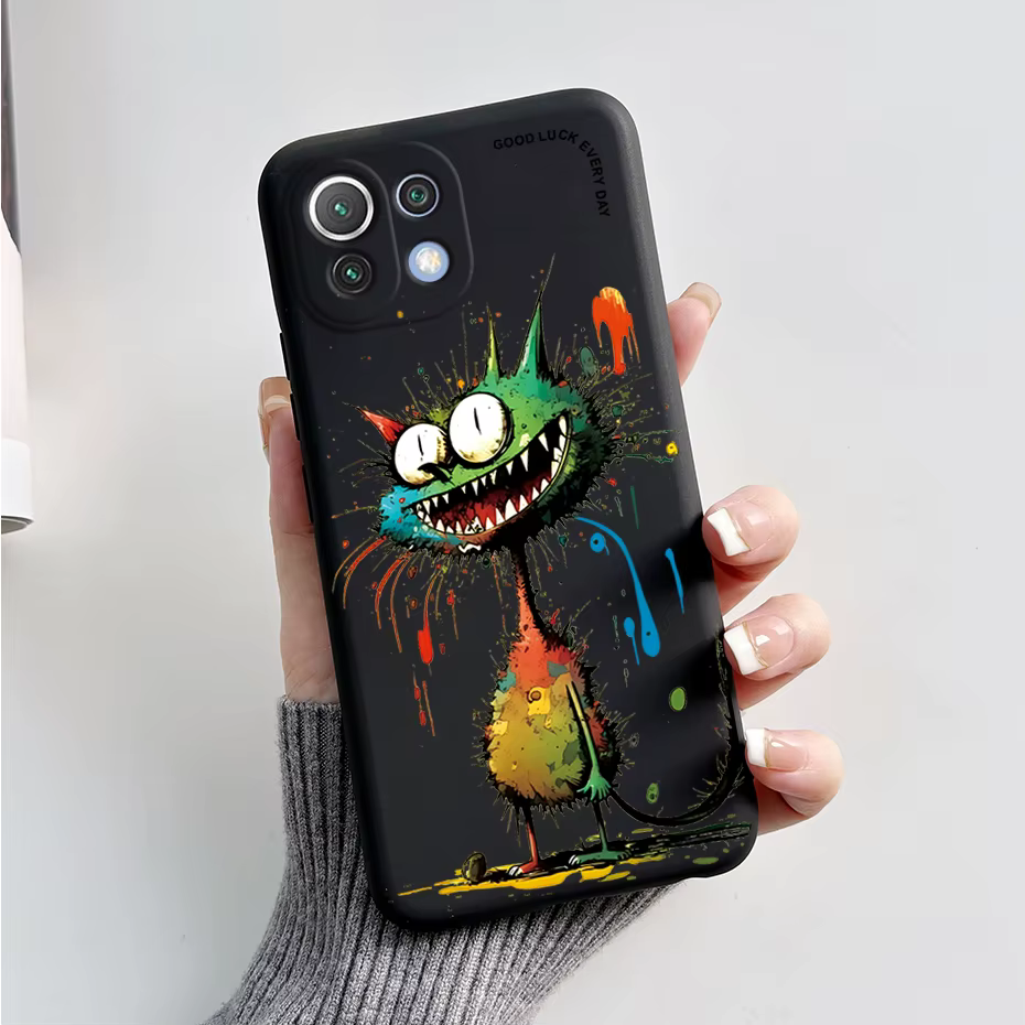 Xiaomi Mi 11 Lite 5G NE Funda TPU Antigolpes Conejo Panda Suave