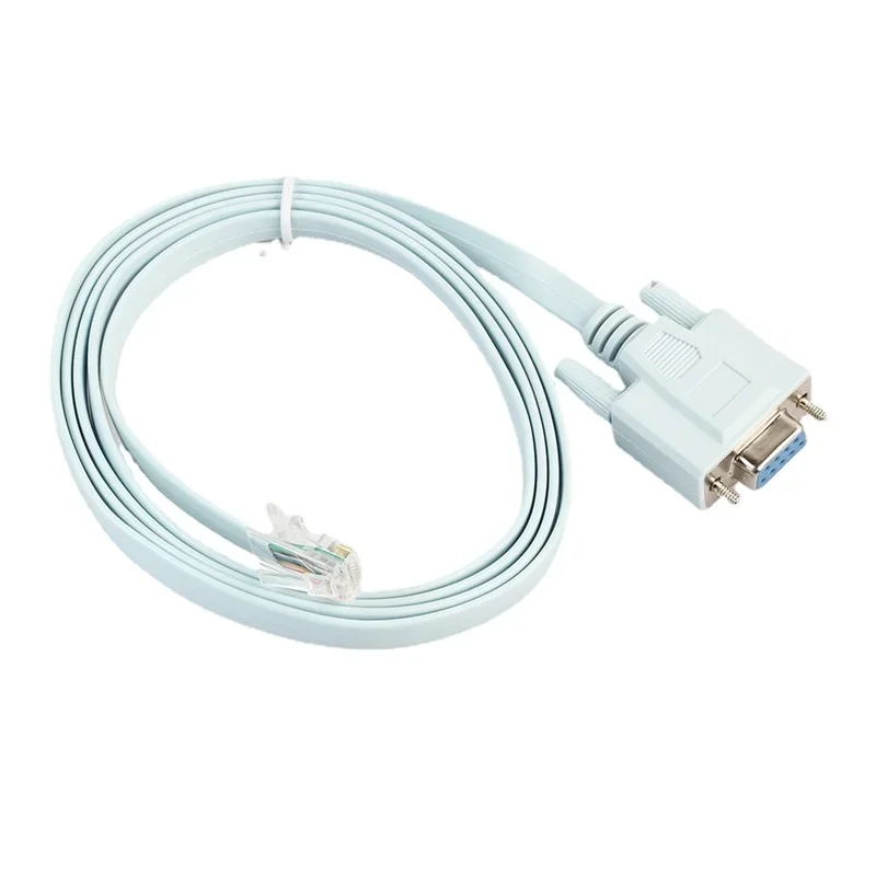 Cable consola USB RJ45 a RS-232 DB9 para routers rollover azul - imagen 2