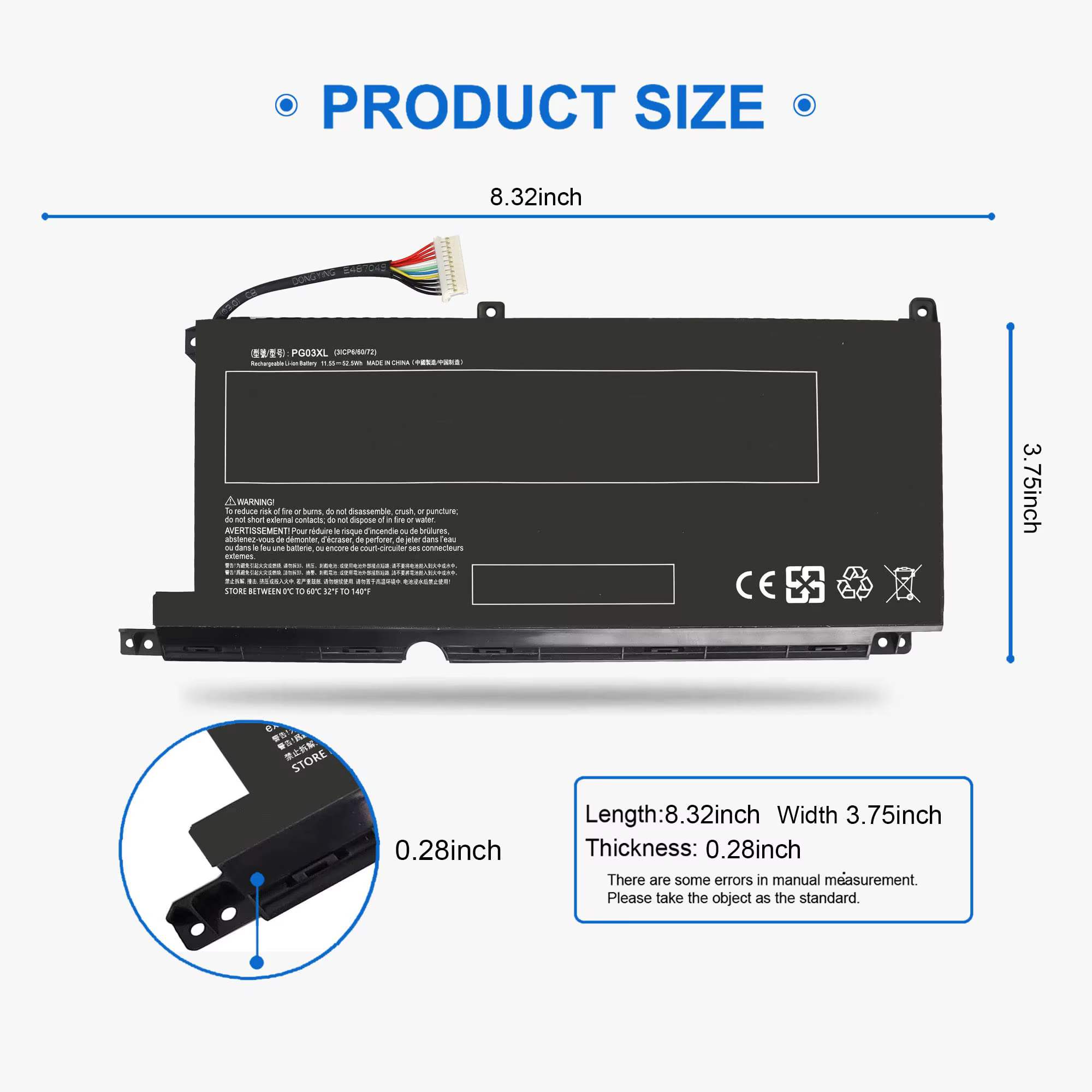Conector de batería HP Pavilion Gaming