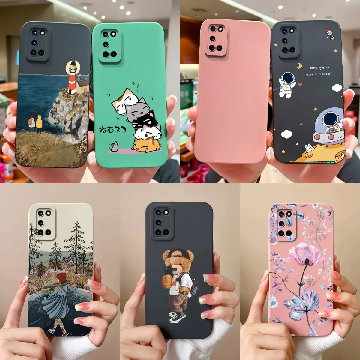 Funda Silicona Líquida Antigolpes para Oppo A52 / A72 / A92 - imagen 4