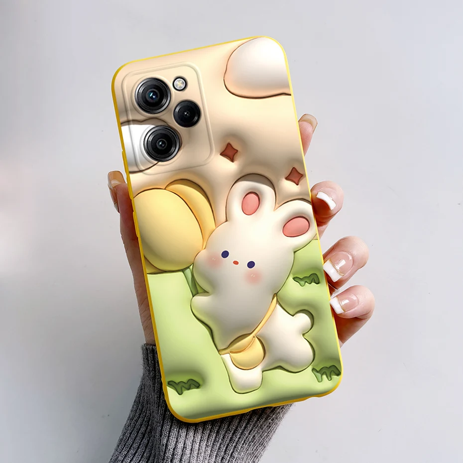 Poco X5 Pro 5G Funda Protectora Pintada Conejo Panda - imagen 5