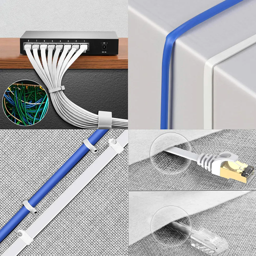Cable Cat7 listo para instalación profesional