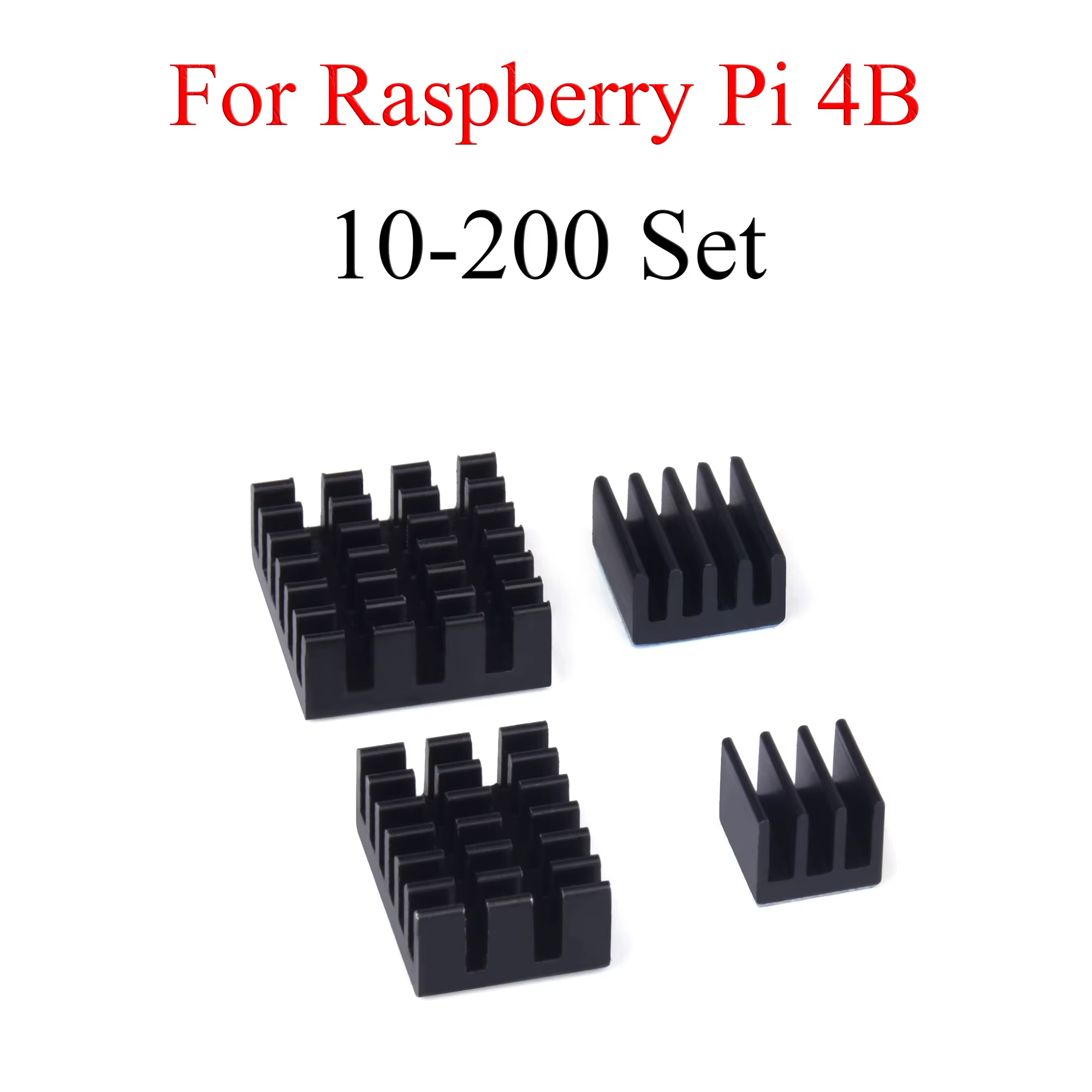 Disipador de aluminio negro para Raspberry Pi 4