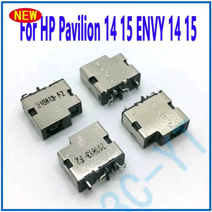 Vista del conector de alimentación HP Pavilion