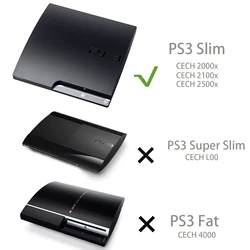 Monzlteck Soporte PS3 Slim de pared en acero, fijación segura