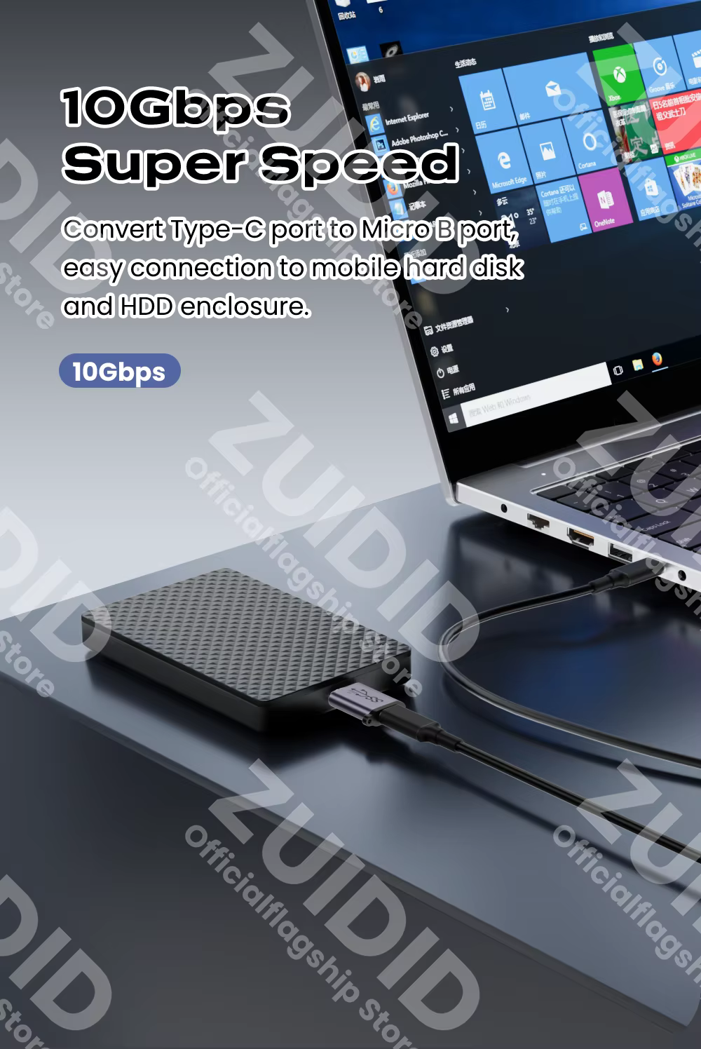 Disco externo Micro-B