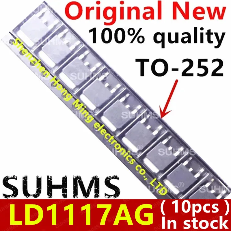 Conjunto LD1117AG SUHMS TO-252 - imagen 1