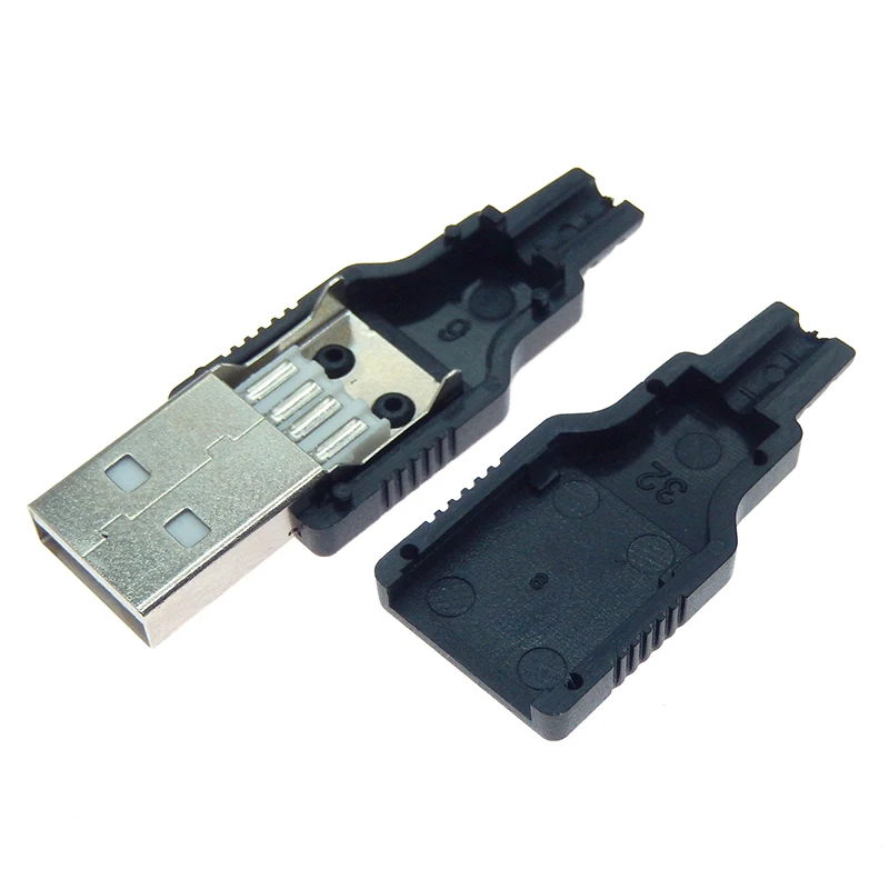 Pack de 5 conectores USB para electrónica