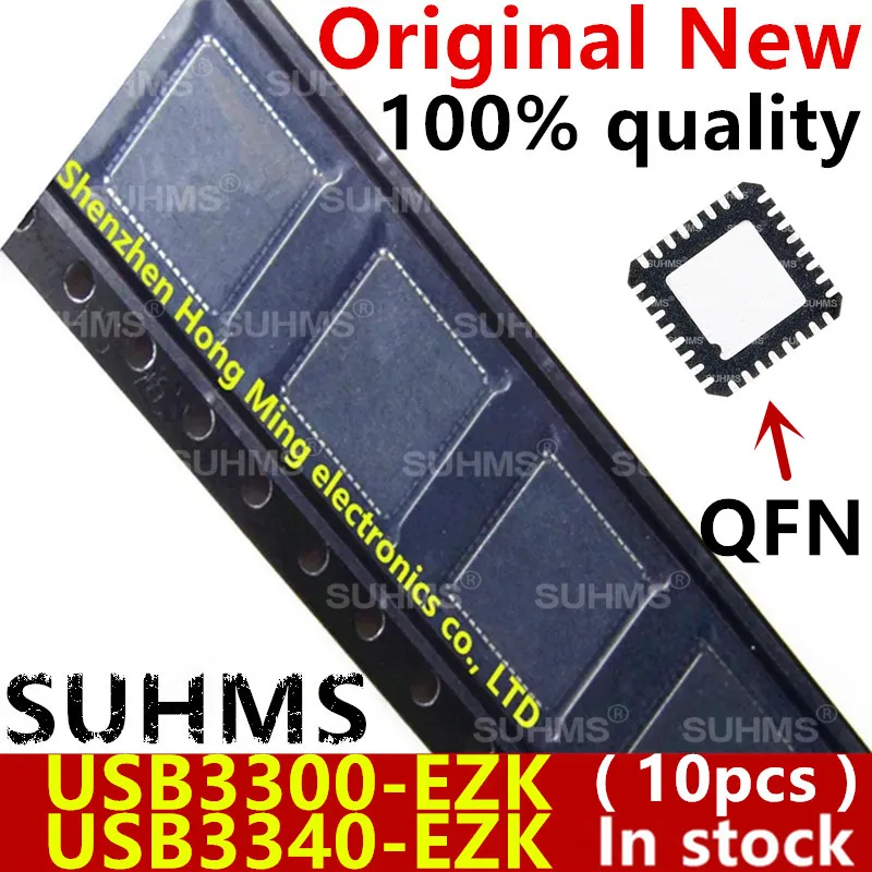 Vista superior del chipset QFN-32