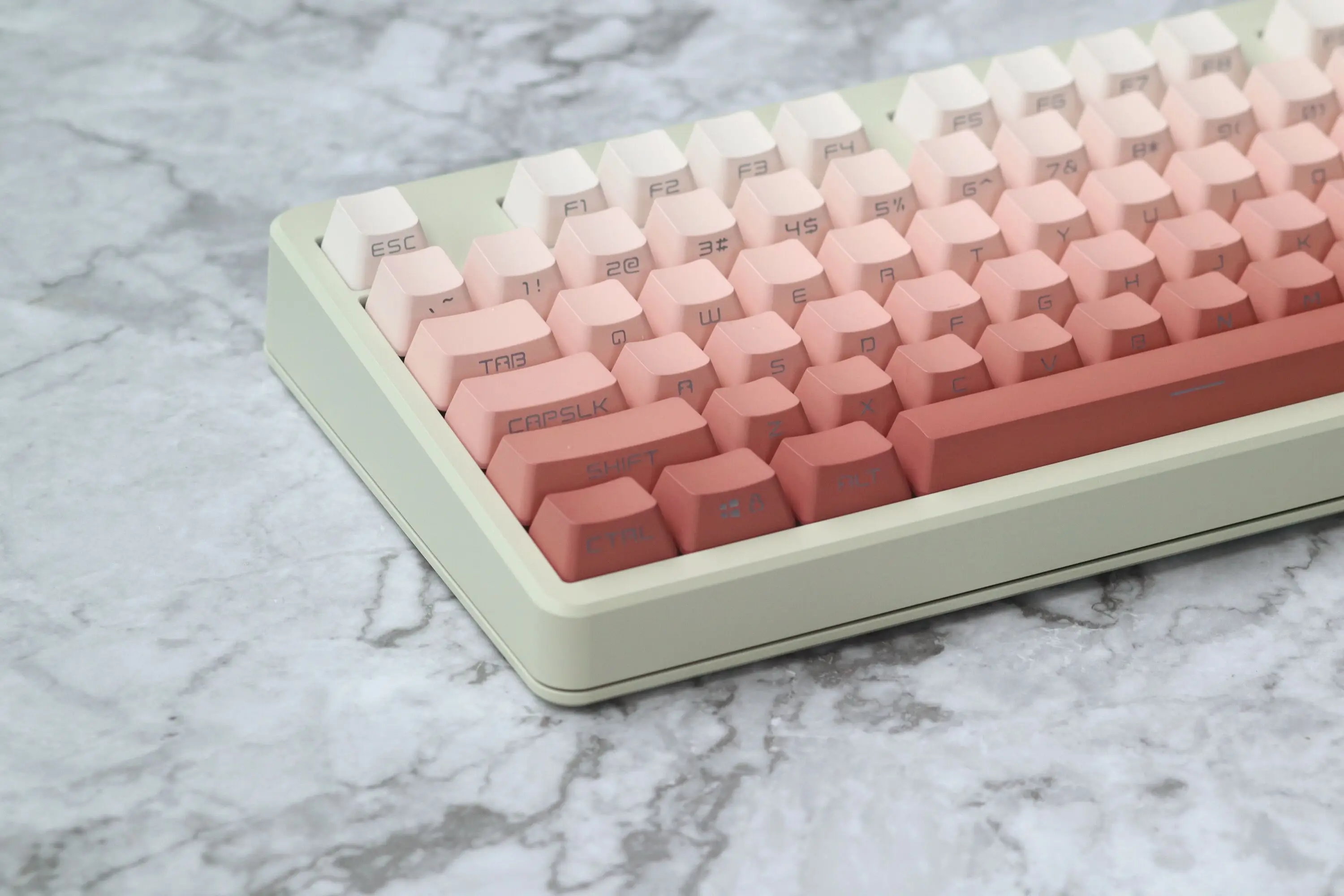 Distribución de teclas en teclado GK61