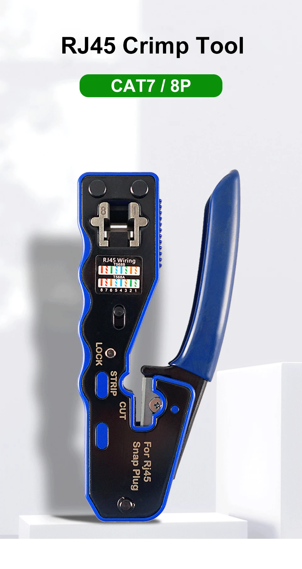Kit de herramientas de red RJ45
