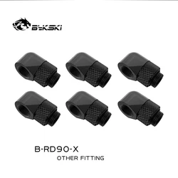Bykski Conector G1/4" Refrigeración Líquida Latón Codo 45/90°