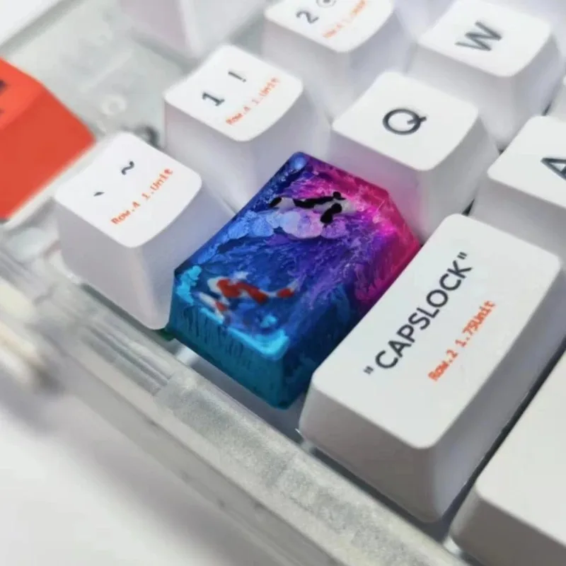 Keycap Resina Koi Carp para Teclado Mecánico Gaming - imagen 4