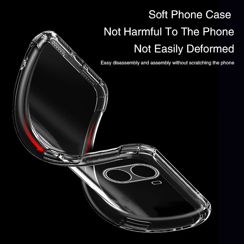 Funda Silicona Xiaomi Poco M7 / X7 Pro Transparente Antigolpes - imagen 3