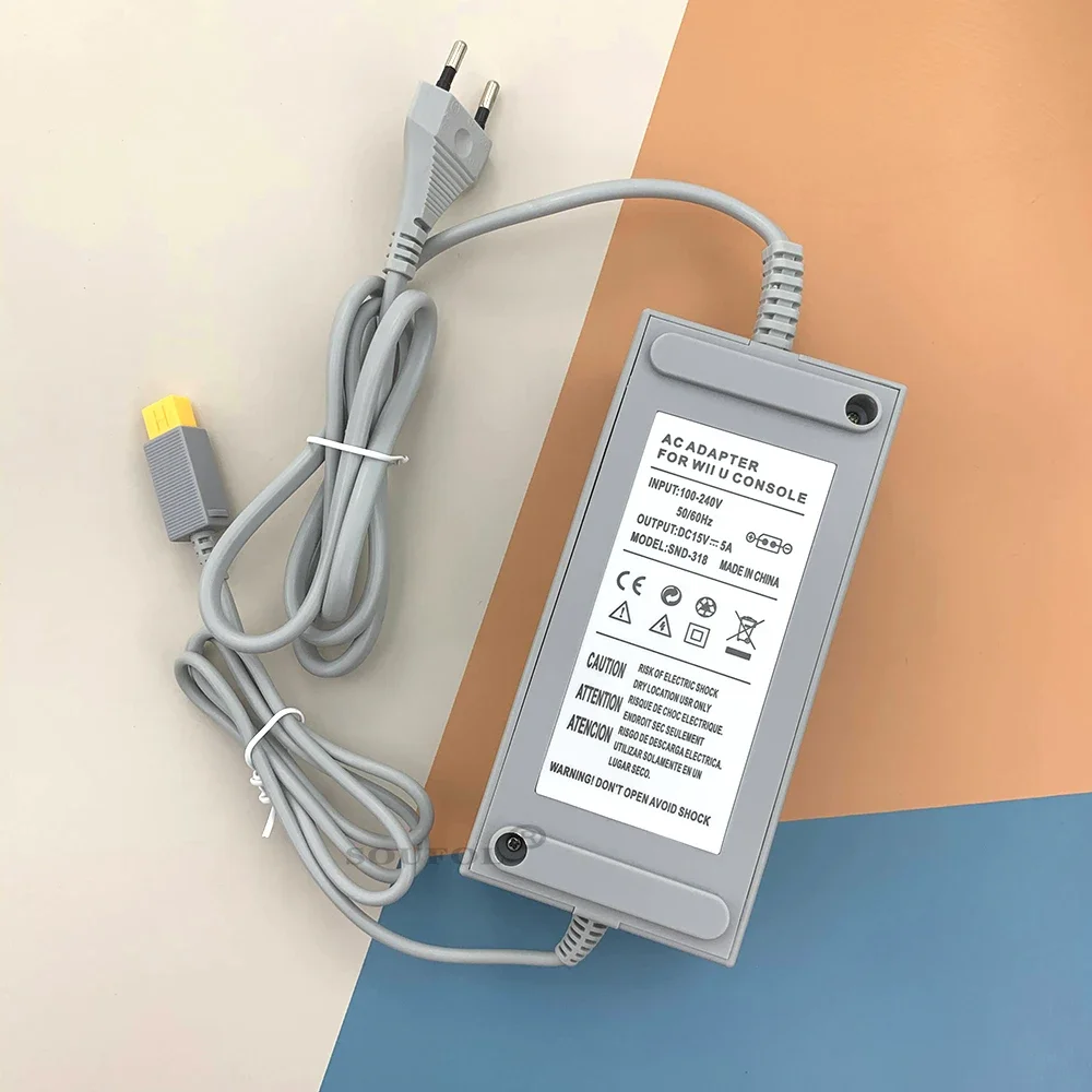 Adaptador de corriente Wii U para cargador de pared con enchufe UE - imagen 4