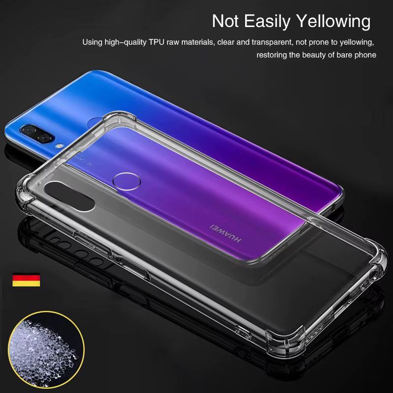 Detalle del material TPU transparente y flexible