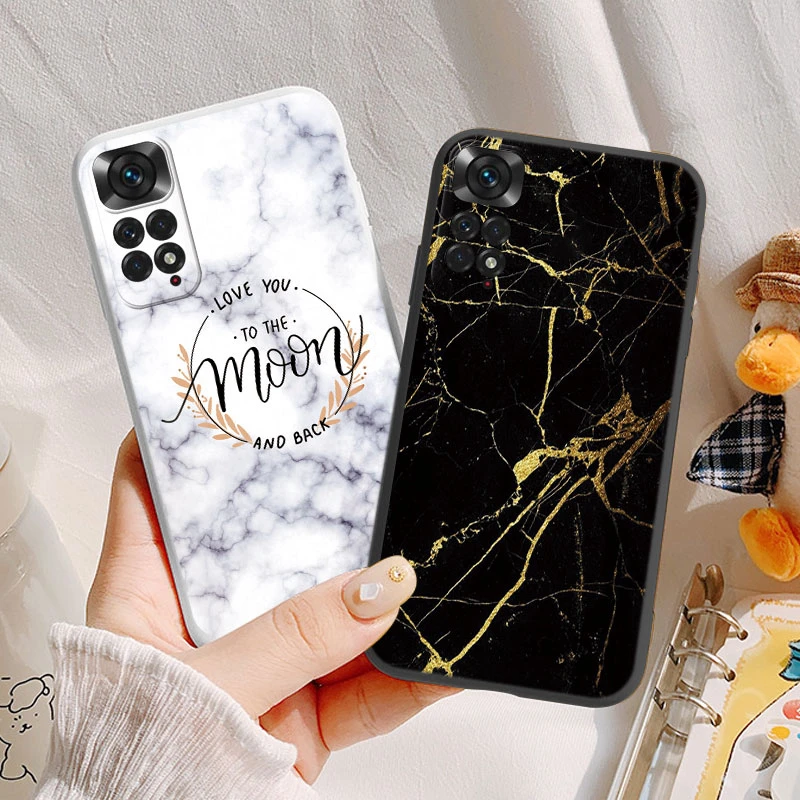Funda silicona Xiaomi Redmi Note 11 Pro 11s Mármol Rosa antishock - imagen 4