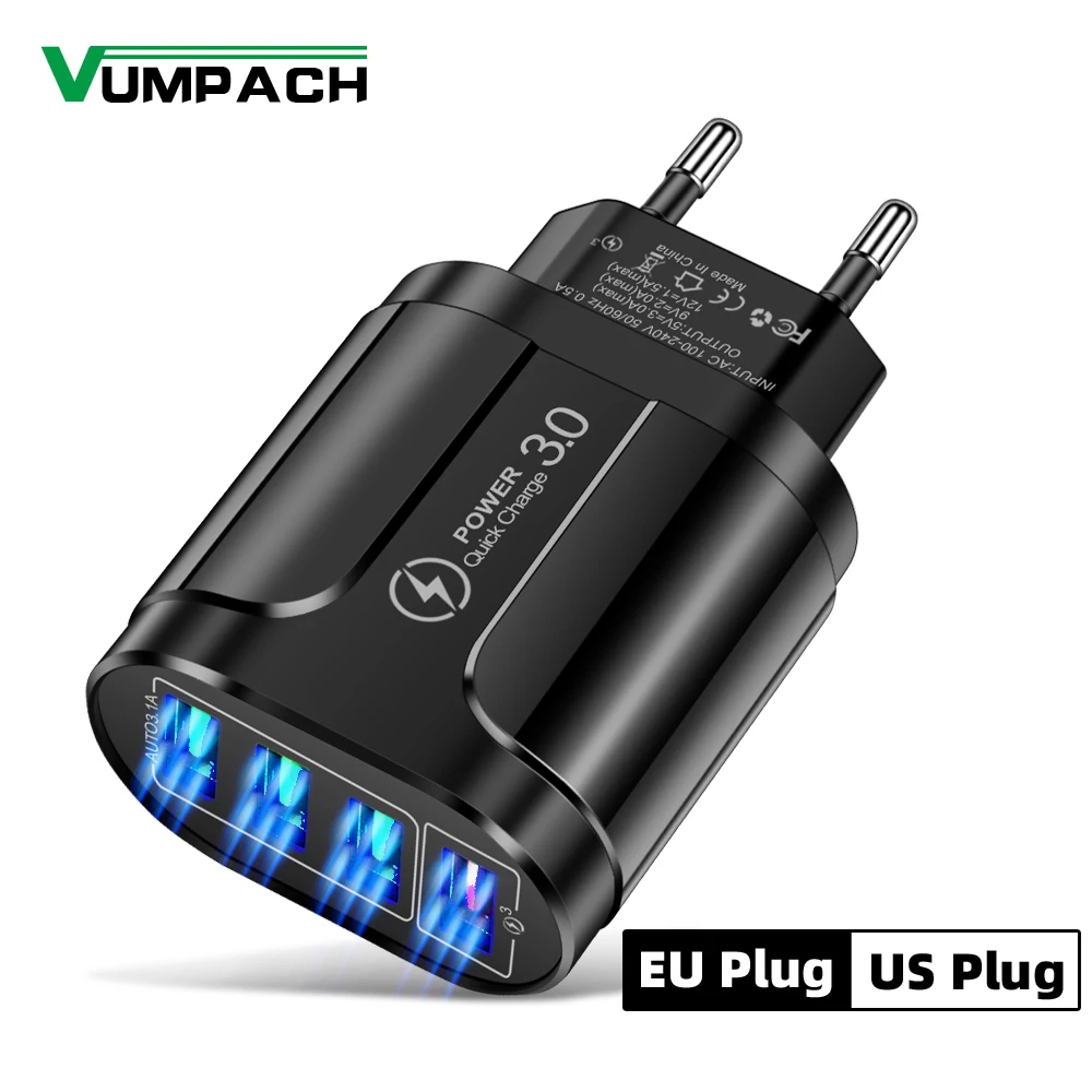 Cargador USB-C 20W Carga Rápida - Compatible iPhone Samsung Xiaomi