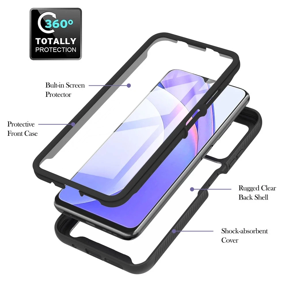 Funda vista lateral con detalle de absorción