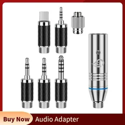 Adaptador USB‑C a Jack y XLR HiFi 7 en 1