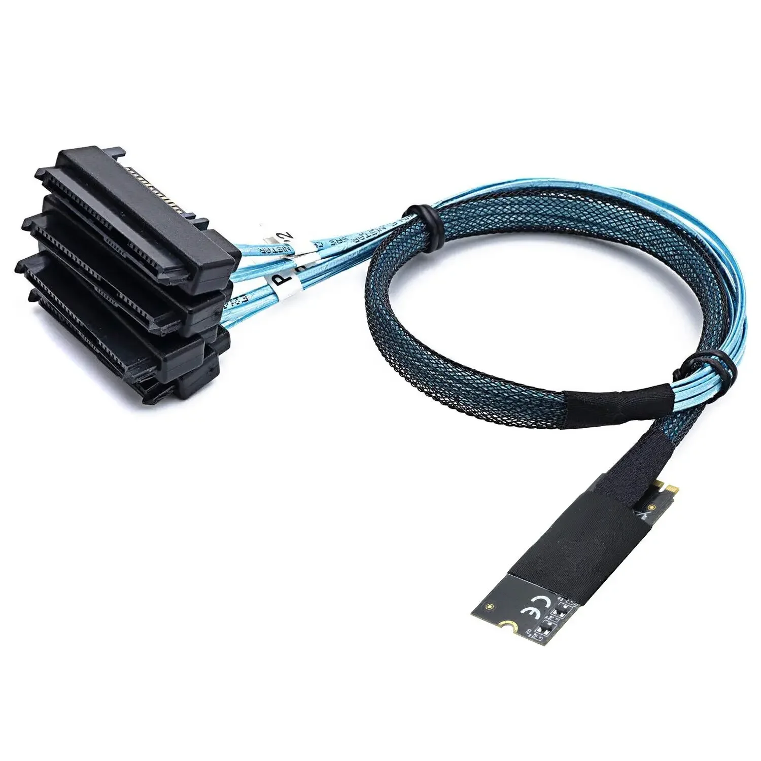 Cable Conversión M.2 SFF-8643 a SFF-8482 SAS Servidor Alta Velocidad - imagen 4