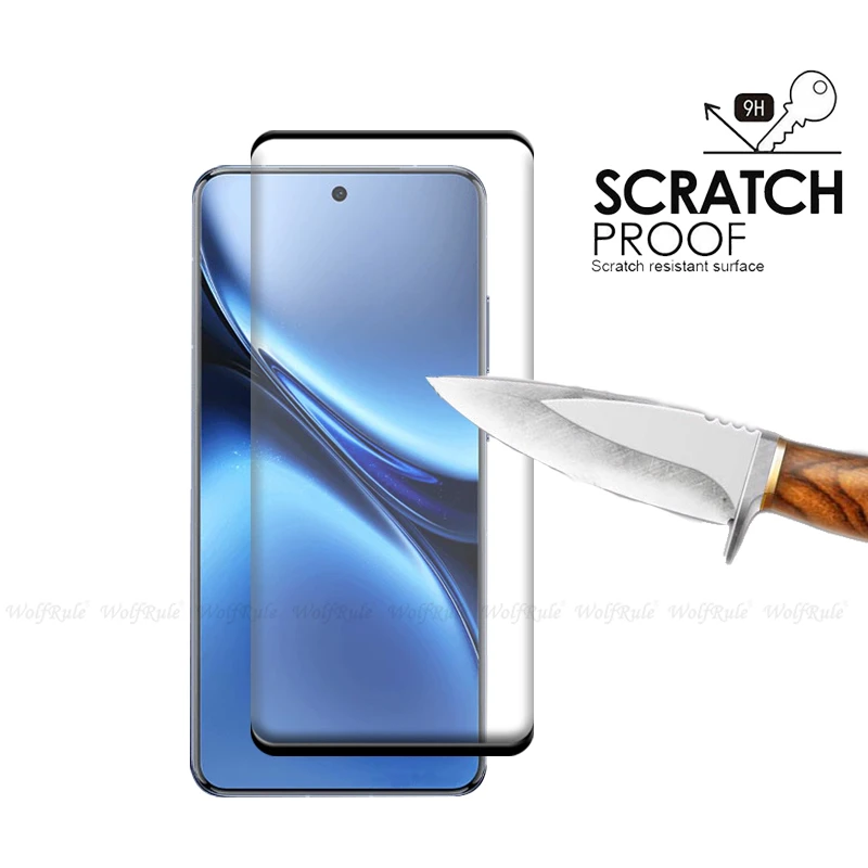 Vivo X200 Pro Protector de Vidrio Templado 9H Curvo - Cobertura Total