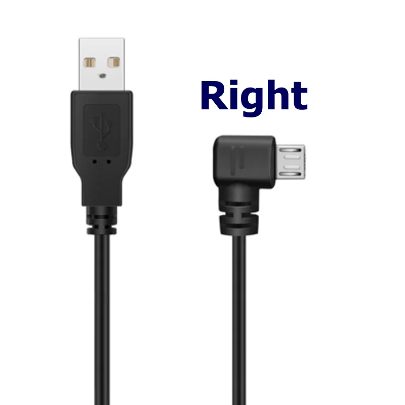 Cable USB Micro USB 90 grados ángulo derecha