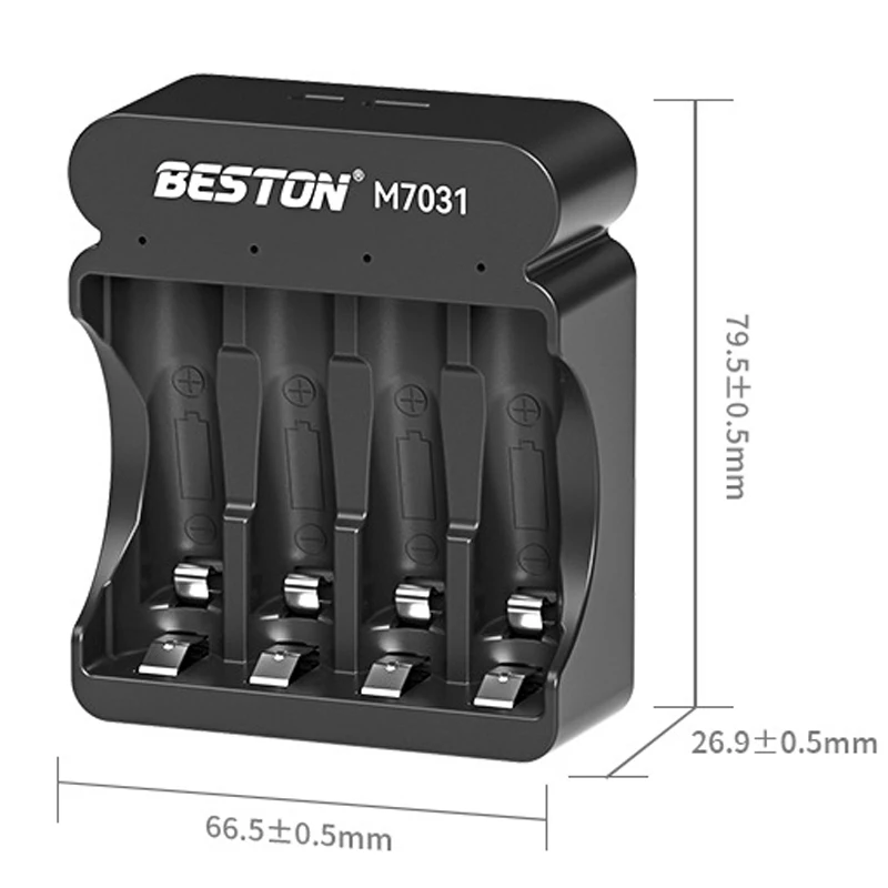 Cargador para pilas recargables AA y AAA de 1,5 V - imagen 2