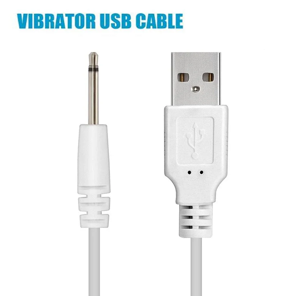 Cable cargador USB a DC 2,5 mm para masajeadores recargables