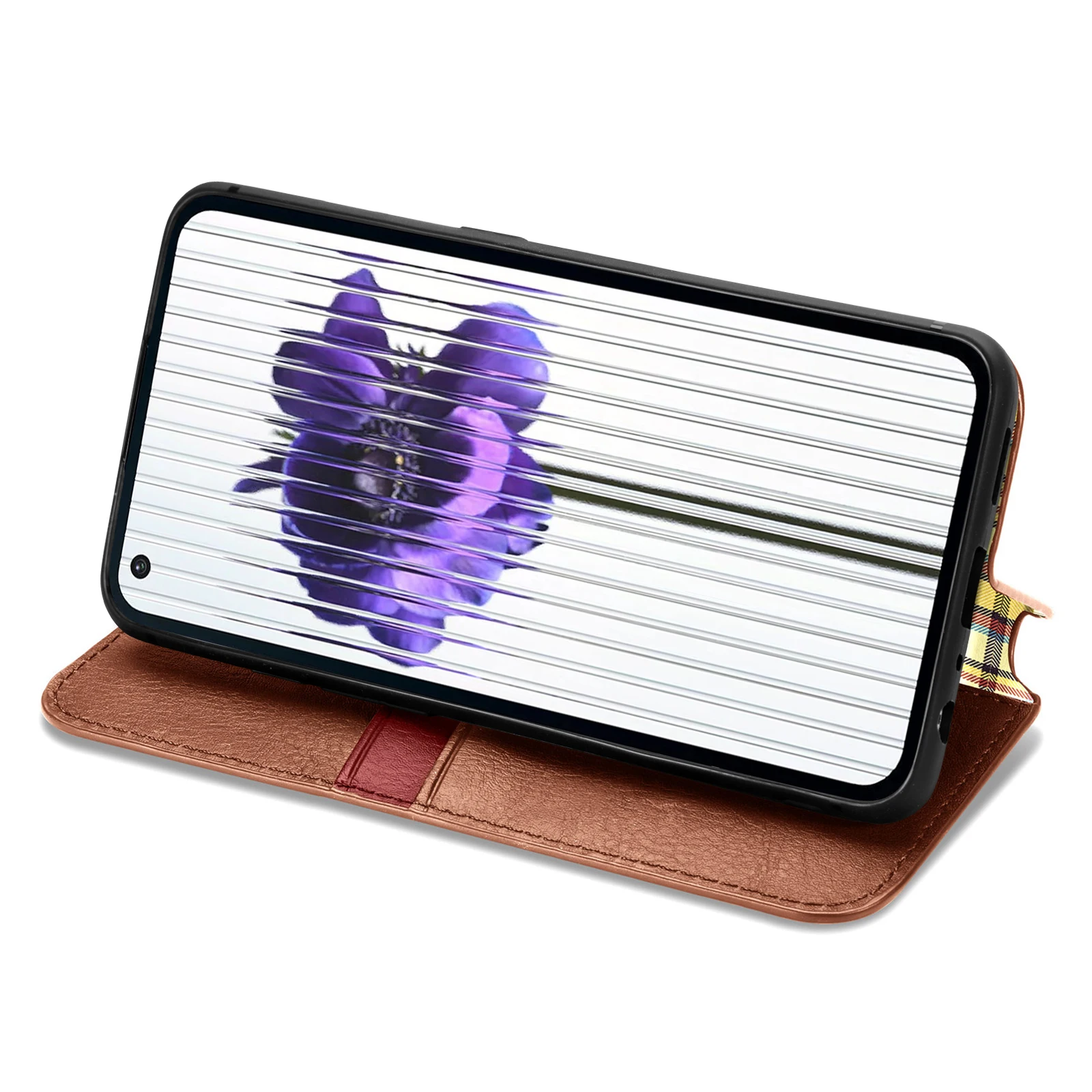 Interior con tarjetas