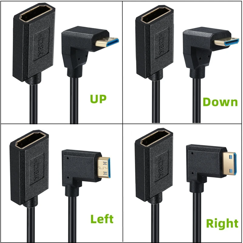 Adaptador HDMI 90 grados Macho-Hembra 8K 60Hz - imagen 4