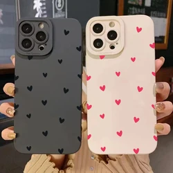 Funda Silicona Xiaomi Redmi Note 13 – Corazón Negro Antigolpes