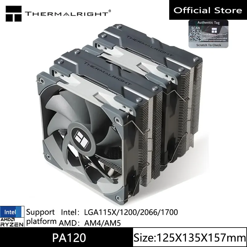 Thermalright PA120 AGHP 3.0 Disipador Aire Doble Torre LGA1700