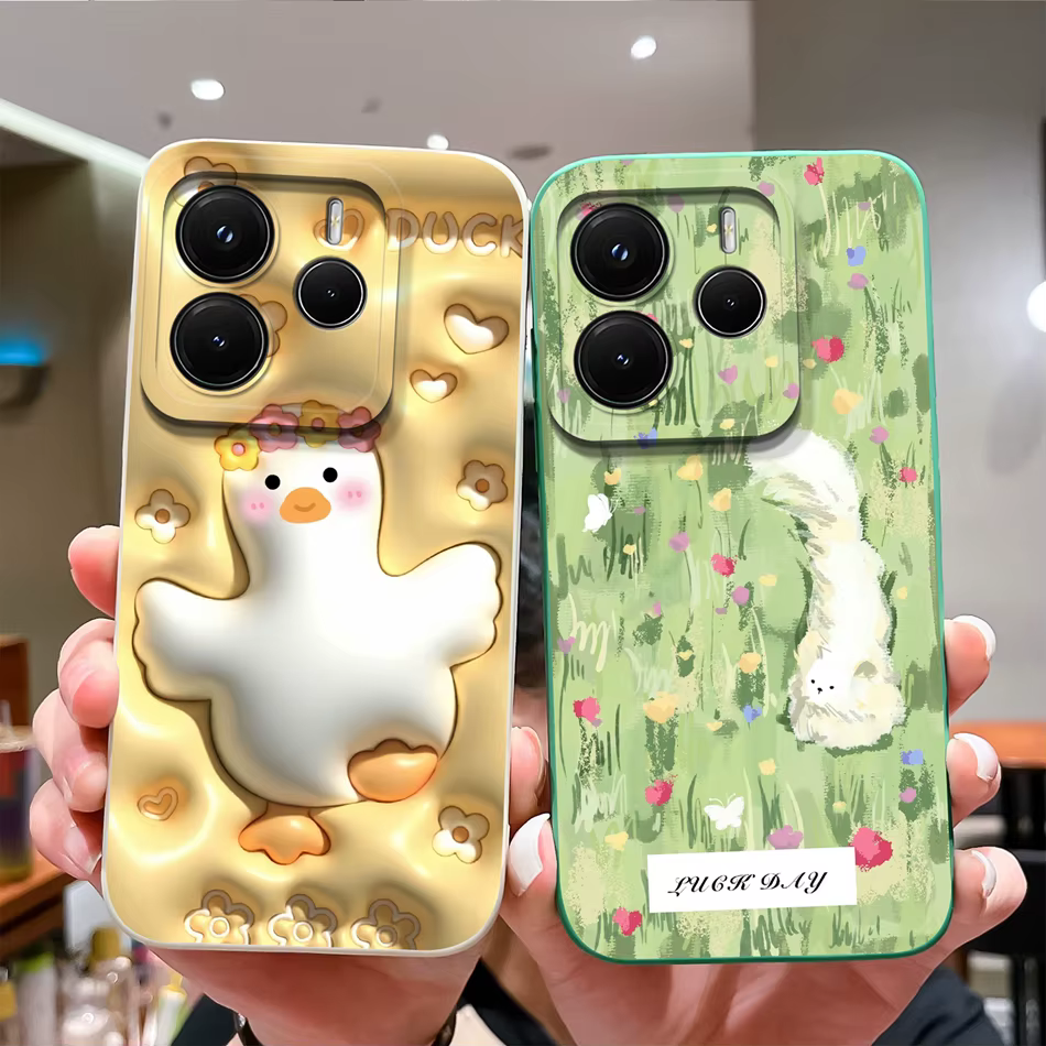 Xiaomi Redmi Note 14 Pro+ – Funda de Silicona con Dibujos - imagen 4