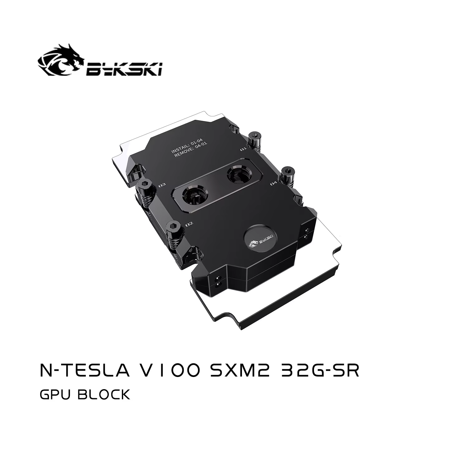 Bloque de Agua GPU Nvidia Tesla V100 SXM2 – Bykski Cobre Total - imagen 2