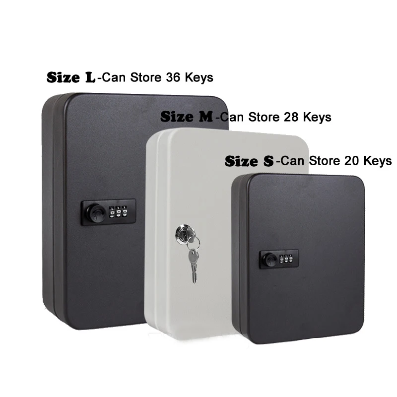Caja de seguridad para llaves con contraseña, hogar y oficina - imagen 3