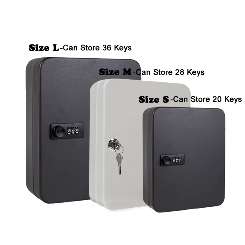 Caja de seguridad para llaves con contraseña, hogar y oficina - imagen 3