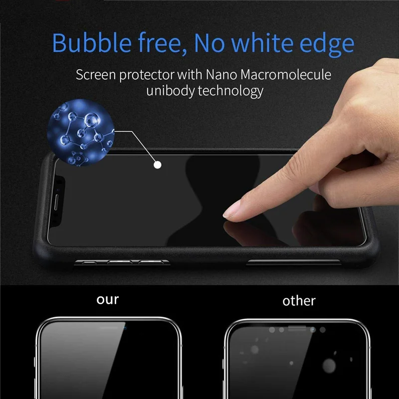 Protector de pantalla Moto E15 - Vidrio templado 9H cobertura total - imagen 3
