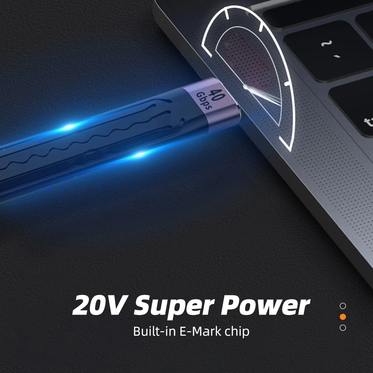 Conexiones USB C para transferencia de datos