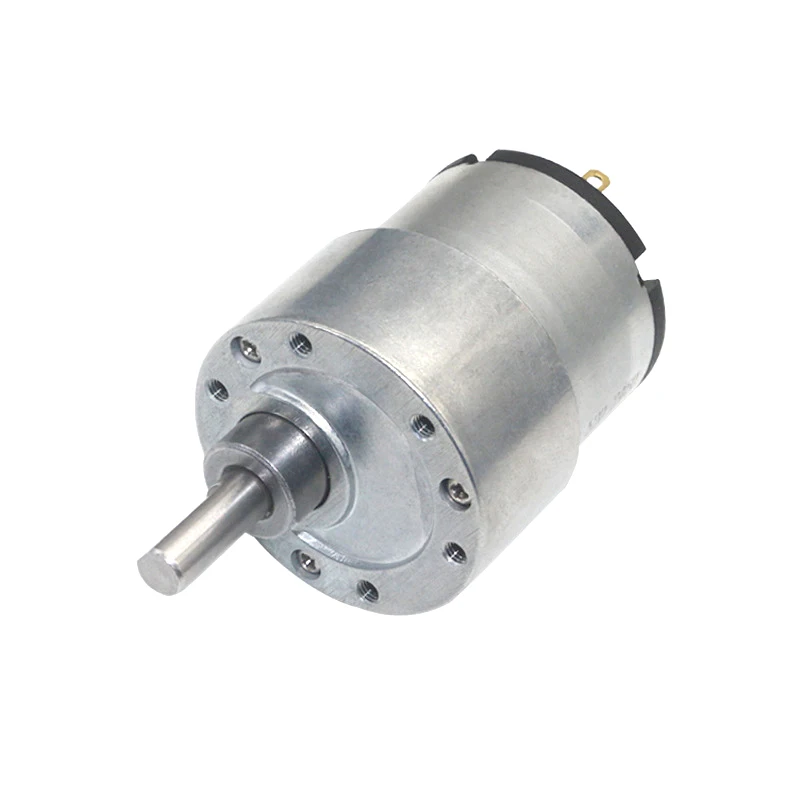 Motor eléctrico alto torque con caja de engranajes y soporte aluminio - imagen 2