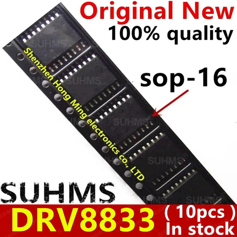 Chipset DRV8833PWPR vista frontal