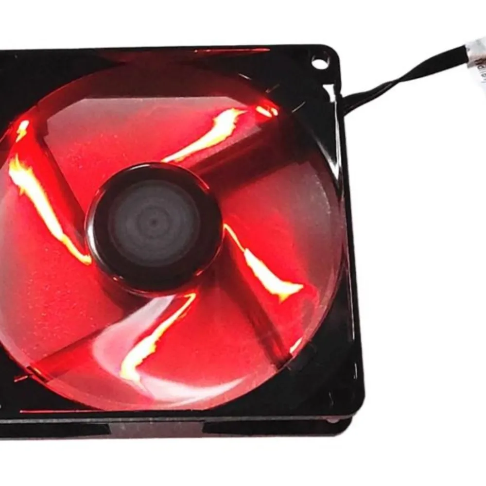Ventilador PC 92mm 12V LED Rojo – Control Velocidad 4 Pines - imagen 3
