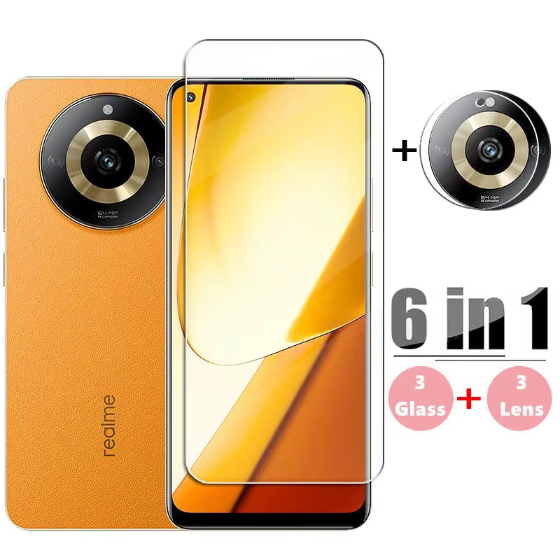 Protector de pantalla y lente para Realme Narzo 60 5G