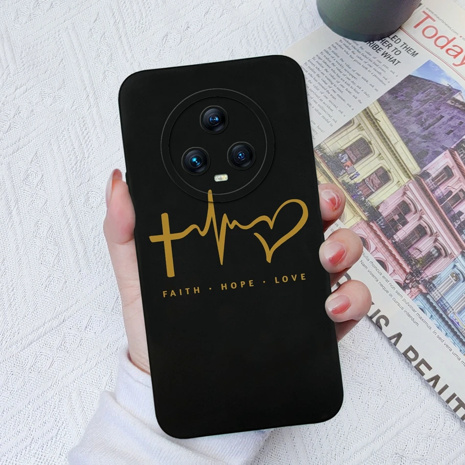 Honor Magic5 Pro Funda Silicona Líquida con Protección de Cámara