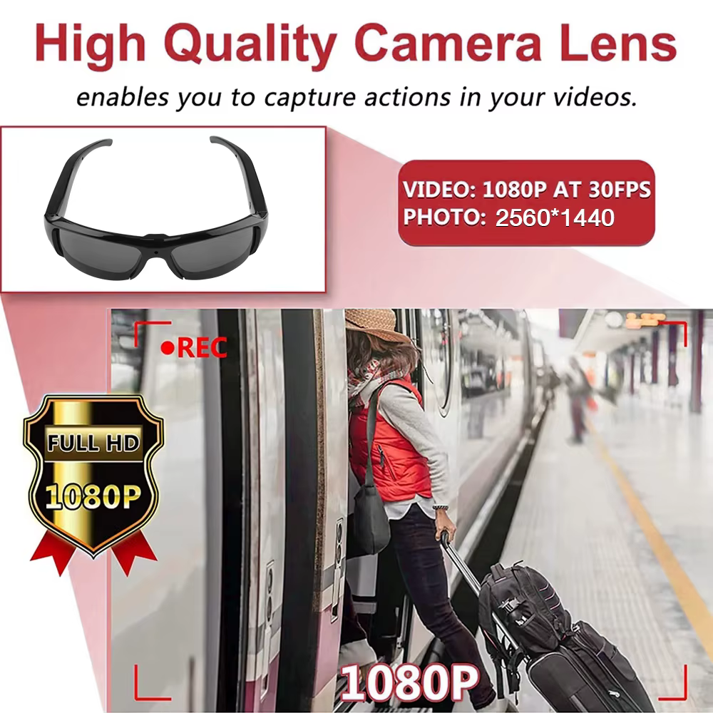 Gafas Videoregistradoras HD 1080P Polarizadas para Conducir y Ciclismo - imagen 5