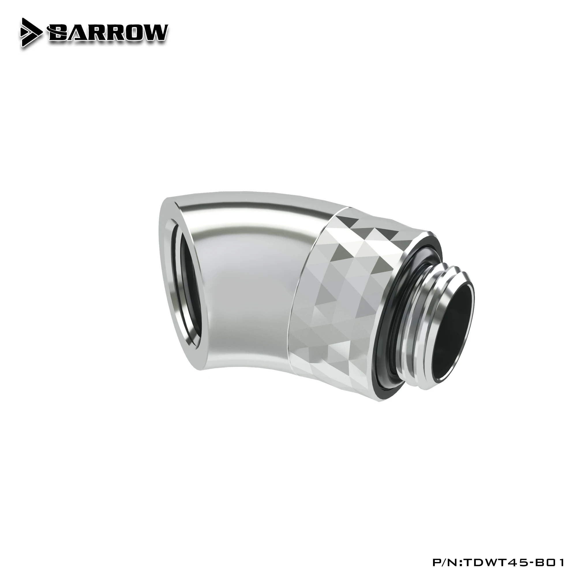 Barrow Accesorio Rotativo Latón 45° G1/4" Refrigeración Agua 360° - imagen 5