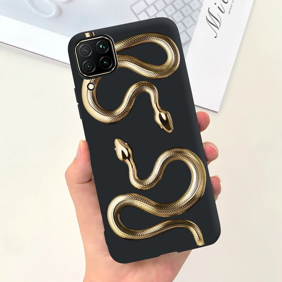 Funda de silicona con diseño alegre para Huawei P40 Lite